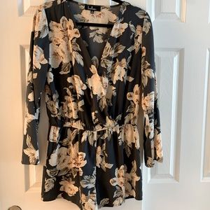 Cute floral romper